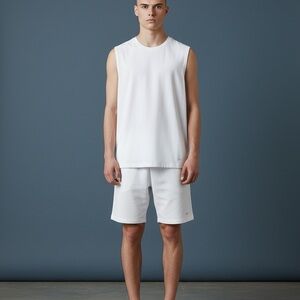 DSG White Sleeveless Tee